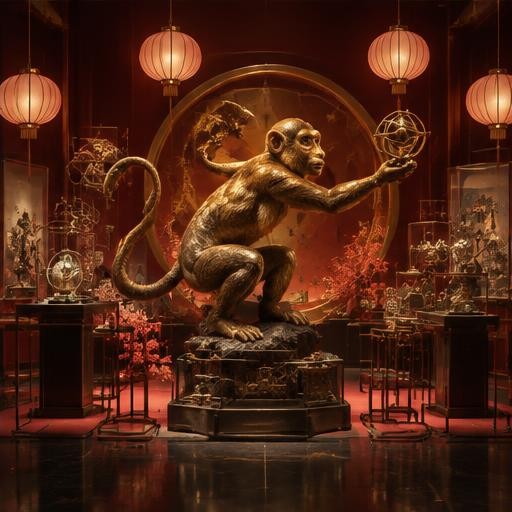 The Monkey’s Market original district concept artwork