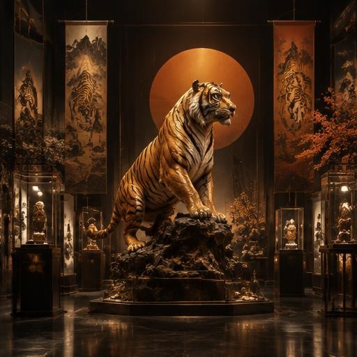 The Tiger’s Den original district concept artwork